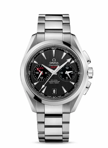 Omega Seamaster Aqua Terra 150M Co-Axial 43 GMT Chronograph Stainless Steel / Grey / Bracelet 231.10.43.52.06.001 (23110435206001)